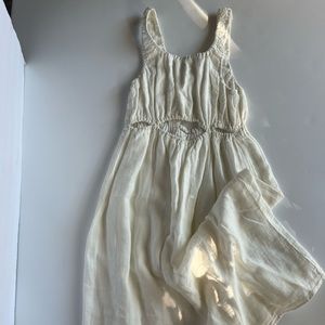 Zara girl linen dress size 11-12
